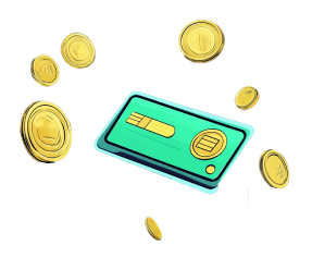 a treasure chest busing with coins image